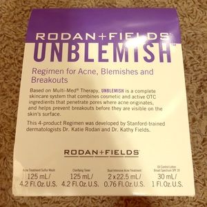 Rodan and Fields Unblemish regimen